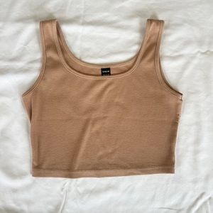 SHEIN XS Tank - Beige